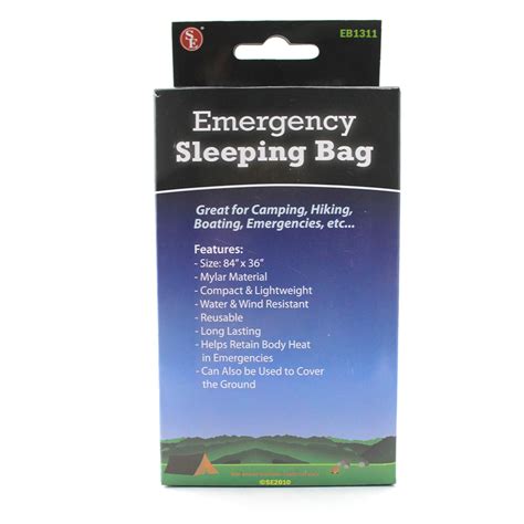 Emergency Sleeping Bag - Ready America | The Disaster Supply Professionals