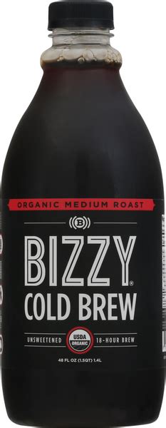 Bizzy Organic Cold Brew Coffee - Medium Roast - Ready-to-Drink | Hy-Vee Aisles Online Grocery ...