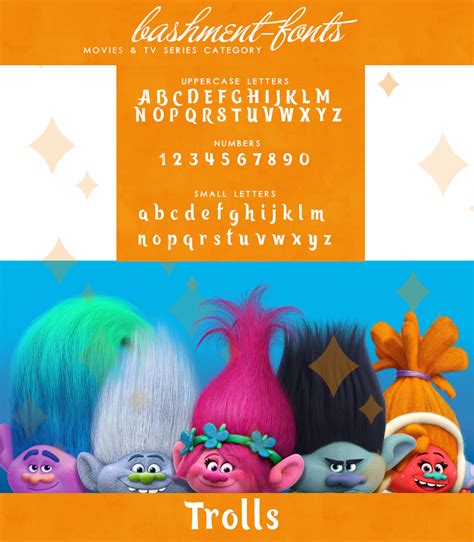 FONT 2 - TROLLS by Bashment-Fonts on DeviantArt