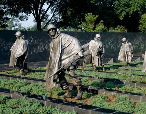 Korean War Veterans Memorial, Washington, D.C. - digital file from original | Library of Congress