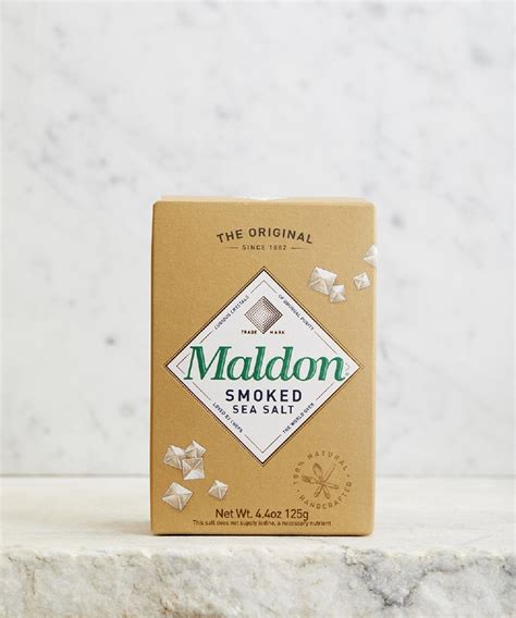 Maldon Smoked Sea Salt Flakes, 125g - DeLAURENTI