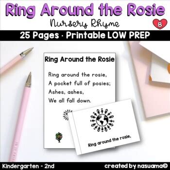 Ring Around the Rosie - Nursery Rhyme Activities by nasuama bilingual