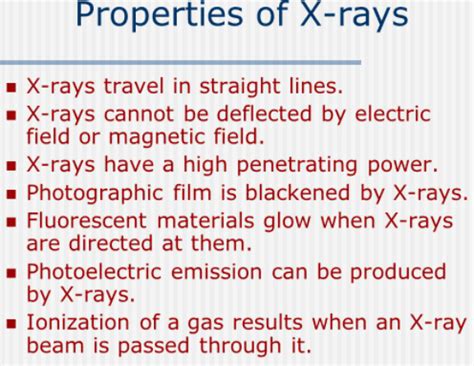 Uses and applications of x rays waves in everyday life