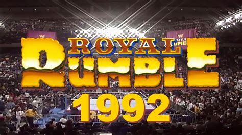 WWE Royal Rumble 1992 Match Commentary Track (Smark Announce Table) - YouTube