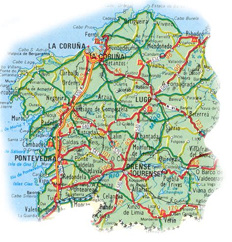 Maps of Galicia