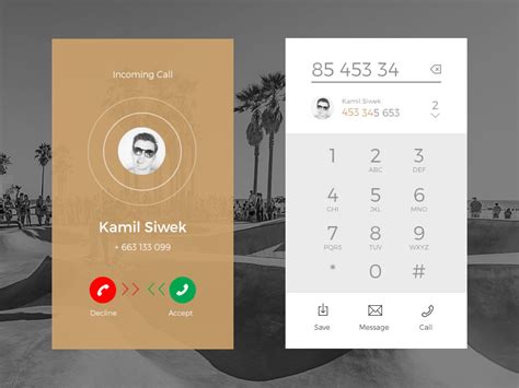 Dial Pad Concept - Free PSD - Freebie Supply