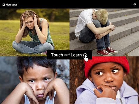 “Touch and Learn - Emotions” by Innovative Mobile Apps allows you to help you children better ...