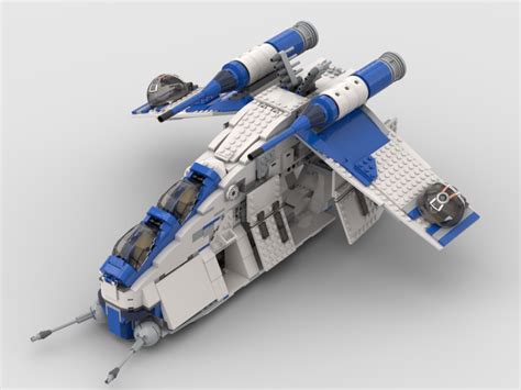 LEGO MOC 501st Republic Gunship by GameBoy76 | Rebrickable - Build with ...