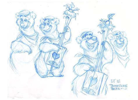 Disney Country Bears Jamboree Characters Coloring Pages - Reezacourbei Coloring