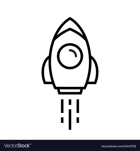 Rocket ship icon Royalty Free Vector Image - VectorStock