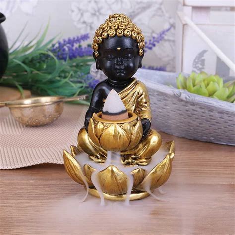 Baby Buddha Backflow Incense Burner 10.3cm