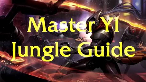 Master Yi Jungle Guide Season 6 - YouTube