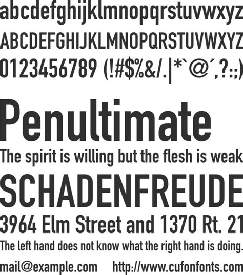 DIN 1451 Std Font Family : Download Free for Desktop & Webfont