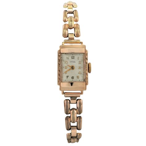 Beryl Lane - Vintage Mid Century 9ct Rose Gold & Gold Lined Band Ladies ...