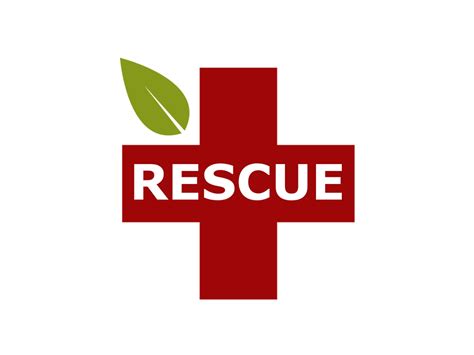 "RESCUE" - logo design by Dijana Simić on Dribbble