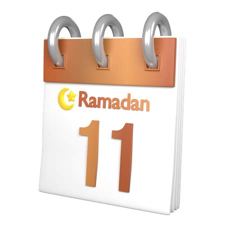 Day 1 Ramadan 3D Icon download in PNG, OBJ or Blend format