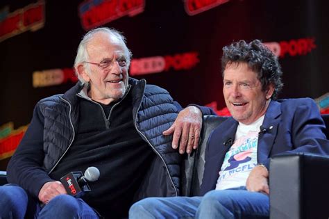 Michael J. Fox, Christopher Lloyd reunite at New York Comic Con's 'Back ...