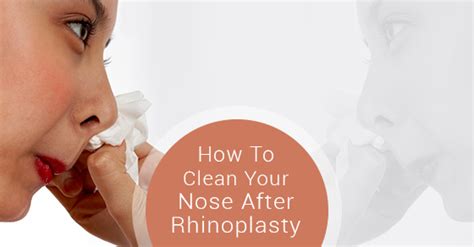 4 Ways To Clean Your Nose After Rhinoplasty | Dr. Oakley Smith