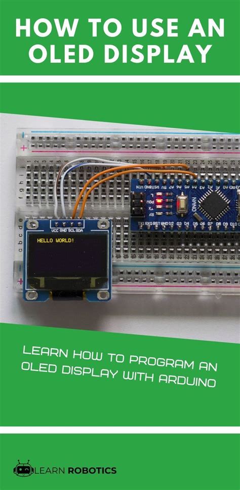 Oled Display With Arduino Tutorial Arduino Arduino Display Arduino ...