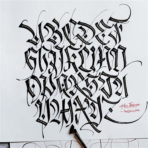 Gothic Fraktur Alphabet : r/Calligraphy