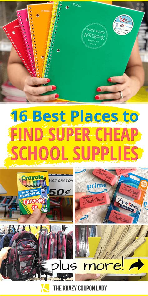 8 Best Places to Buy Cheap School Supplies in Summer 2023 | Cheap school supplies, Free school ...