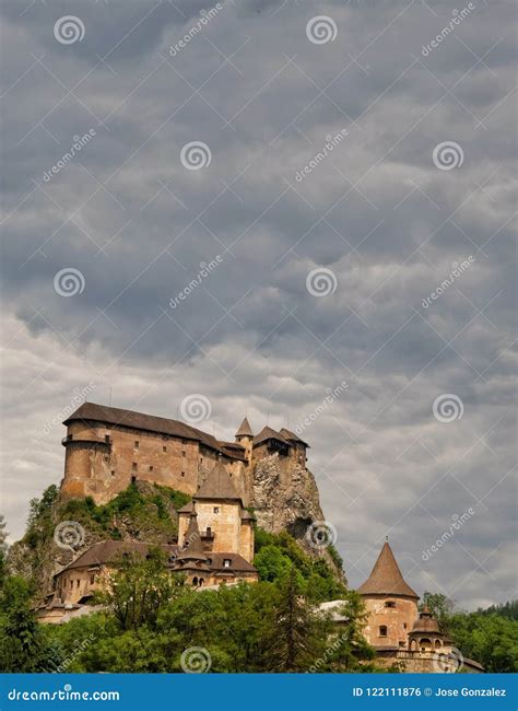 Castle of Orava, Slovakia stock photo. Image of europe - 122111876