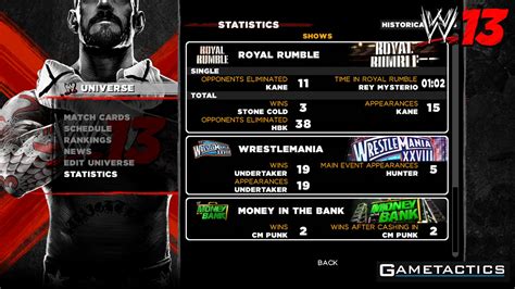 WWE ’13 – Universe Mode Screenshots and Trailer : Gametactics.com