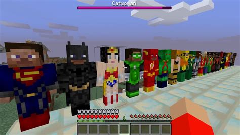 AWESOME SUPERHERO SUITS! minecraft superheroes unlimited mod - YouTube