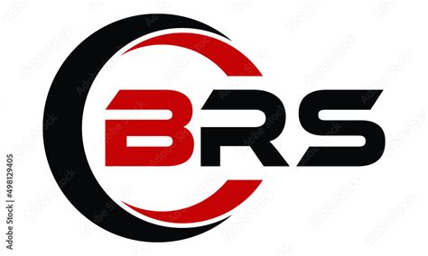 BRS swoosh logo design vector template | monogram logo | abstract logo | wordmark logo ...