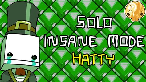 Castle Crashers - Solo Insane Mode as Hatty (No Potions) - YouTube