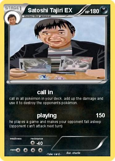 Pokémon Satoshi Tajiri EX - call in - My Pokemon Card