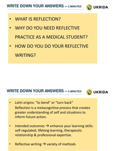 Reflection | PDF | Metacognition | Pedagogy