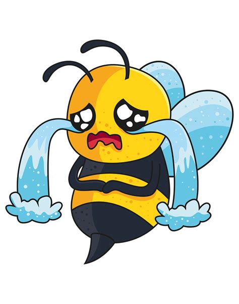 Download Bee, Sad, Honeybee. Royalty-Free Stock Illustration Image - Pixabay