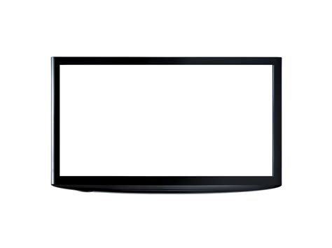 Plasma screen isolated on white 5616755 Stock Photo at Vecteezy