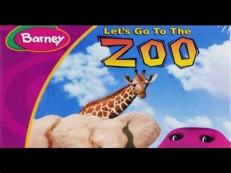 Barney Let's Go To The Zoo - YouTube