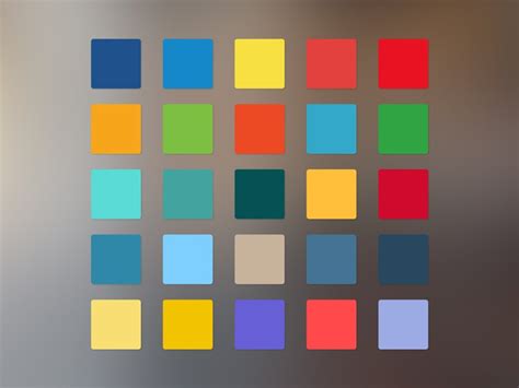 125 Flat color Swatches | Color Palettes ~ Creative Market