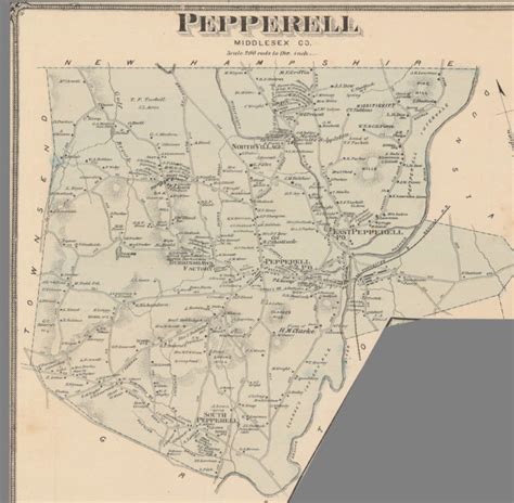 1875 Pepperell Map – Pepperell Historical Society