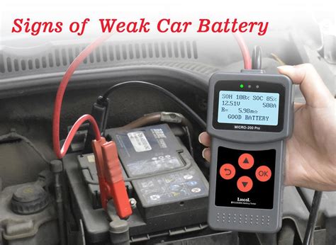 Signs Of A Weak Car Battery - Car Battery Maintenance - News - Lancol Corporation