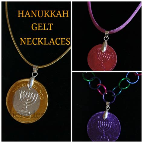 Hanukkah Gelt Necklaces – Crafts by Esther O