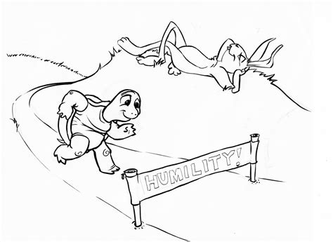 Tortoise And The Hare Coloring Pages - Coloring Home