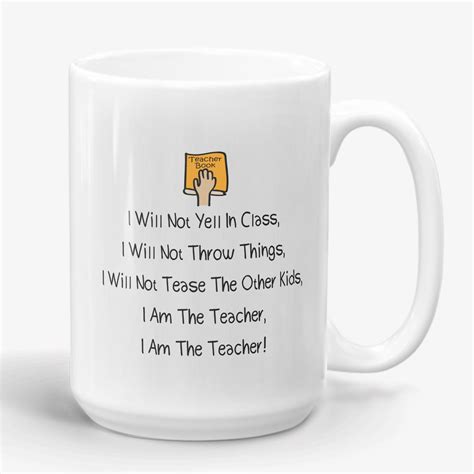 Funny Teacher Coffee Mug, Gift For Mother's Day, Teacher Gift, School Mug