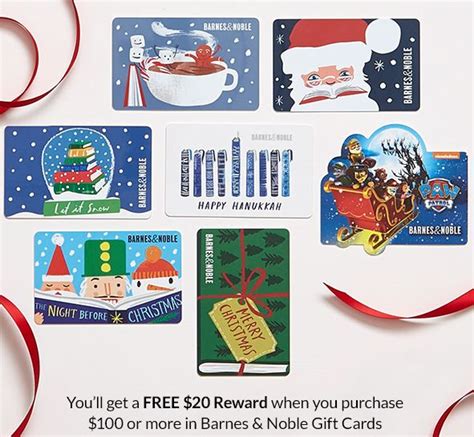 Free $20 Reward card when you purchase $100 or more in Barnes & Noble ...