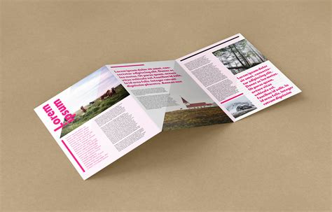 Free Tri-Fold A4 Brochure Mockup PSD - Good Mockups