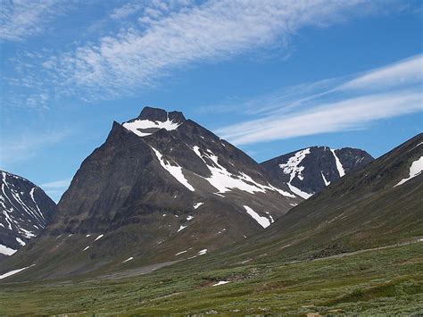 Highest Mountains In Sweden - WorldAtlas.com