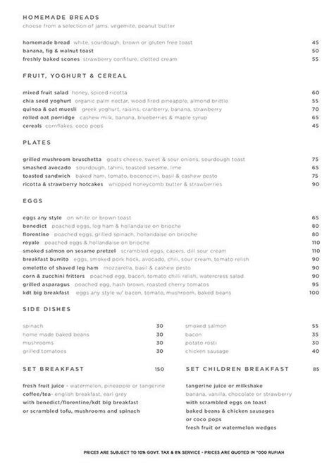 Ku De Ta Menu, Menu untuk Ku De Ta, Seminyak, Bali - Zomato Indonesia