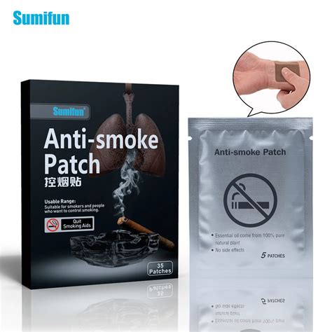 35 Patches Sumifun Stop Smoking Anti Smoke Patch for Smoking Cessation Patch 100% Natural ...