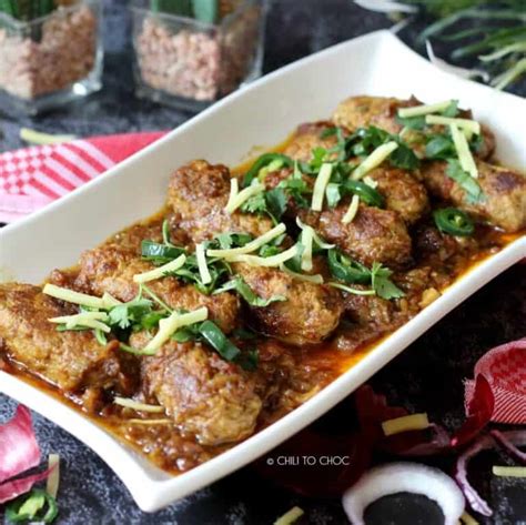 Seekh Kabab Masala (Beef Kabab Curry) - Chili to Choc