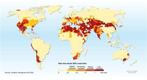 water-scarcity-world-map-2 | Wells For The World Inc.