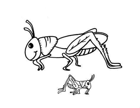 Free The Ant And The Grasshopper Coloring Pages, Download Free The Ant And The Grasshopper ...