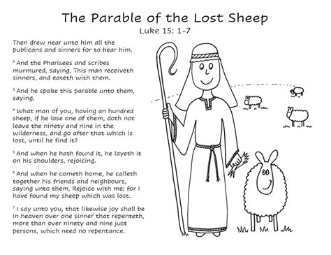 Parable of the Lost Sheep - The Homeschool Daily